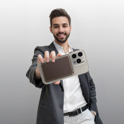 Benks MP15 ArmorGo M-safe Şarj Özellikli Ultra İnce ArmorTint Serisi Aramid Fiber Powerbank 15W 5000mAh - 5