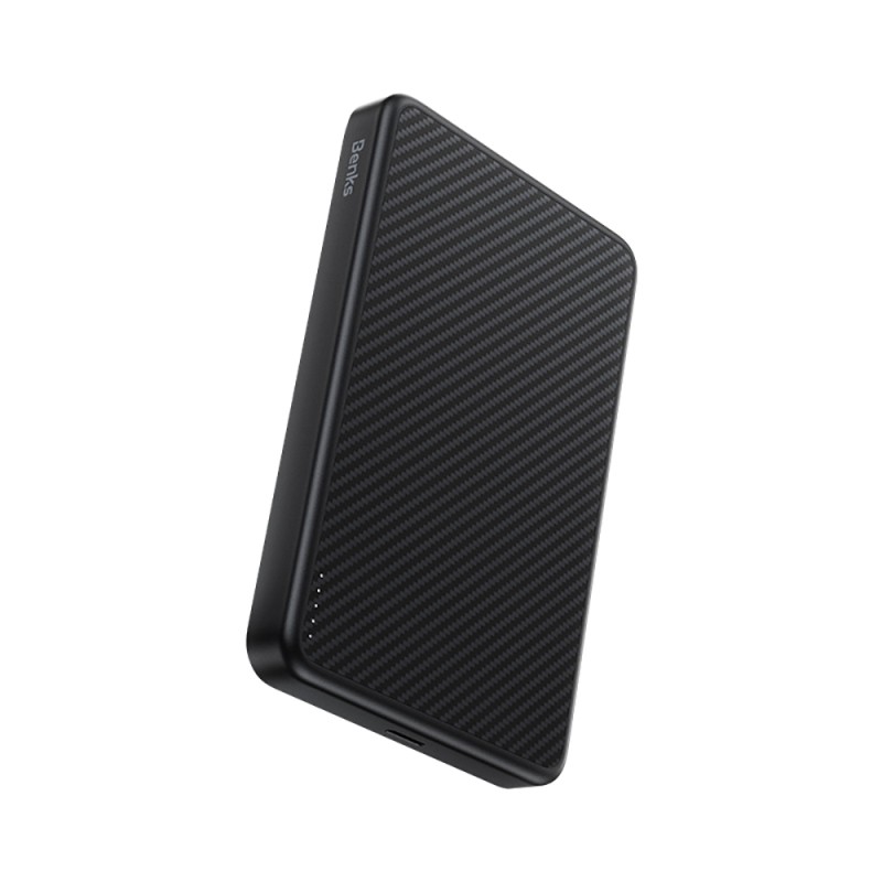 Benks MP17 ArmorGo M-safe Şarj Özellikli 600D Aramid Fiber Qi2 Teknolojili Powerbank 15W 10000mAh - 4