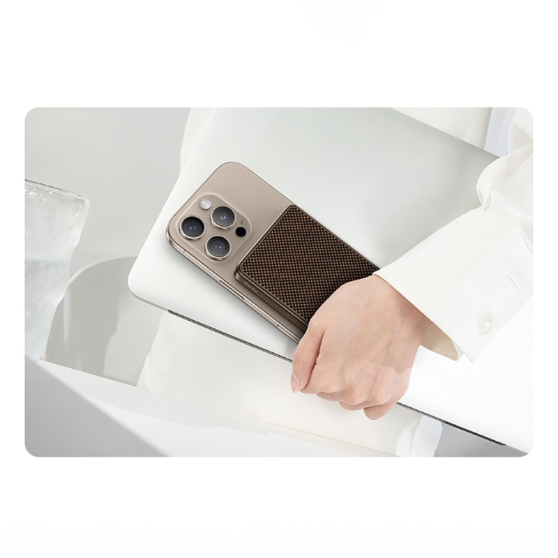 Benks MP17 ArmorGo M-safe Şarj Özellikli ArmorTint Aramid Fiber Qi2 Teknolojili Powerbank 15W 10000mAh - 3