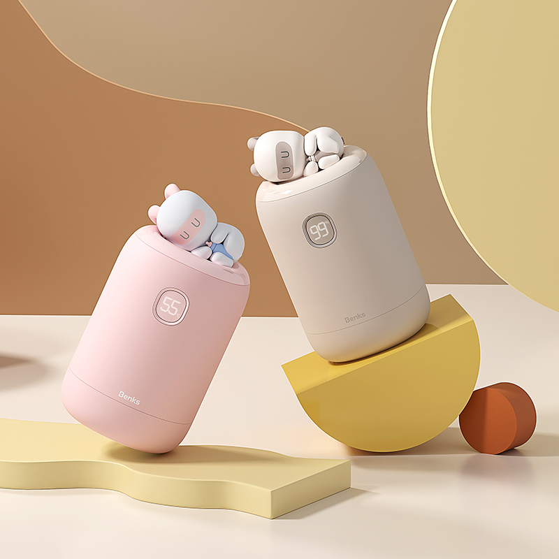 Benks NS03 Dijital Ekran El Isıtıcı Özellikli Aroma Kokulu Powerbank 15W 10000mAh - 13