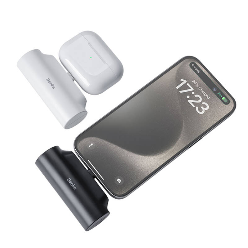 Benks PB15 Portable Stand Lightning Port Powerbank 5000mAh - 7