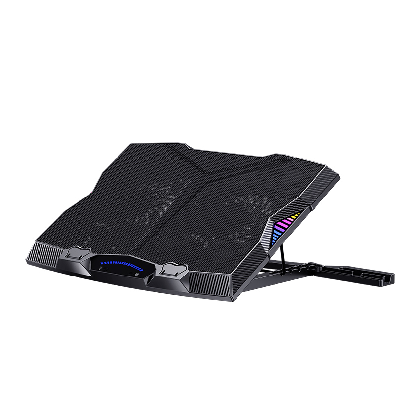 Benks SR08 11 Fanlı RGB Led Işıklı Soğutucu Laptop Standı - 1