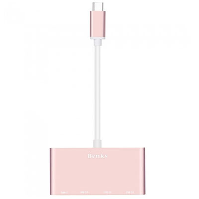 Benks U23 Type-C to 3 in 1 Usb Adapter (Usb 3.0+2.Usb2.0) - 4