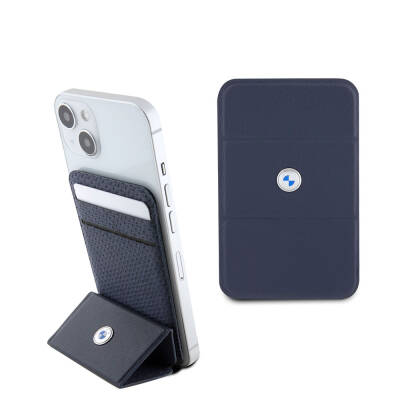 BMW Original Licensed Metal Logo Magnetic Stand Card Holder - 2