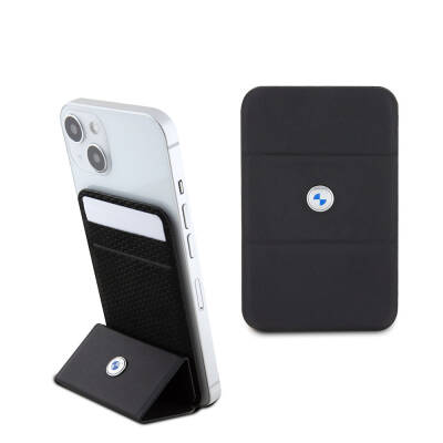 BMW Original Licensed Stand Card Holder with Magsafe Charging Feature and Metal Logo - 7