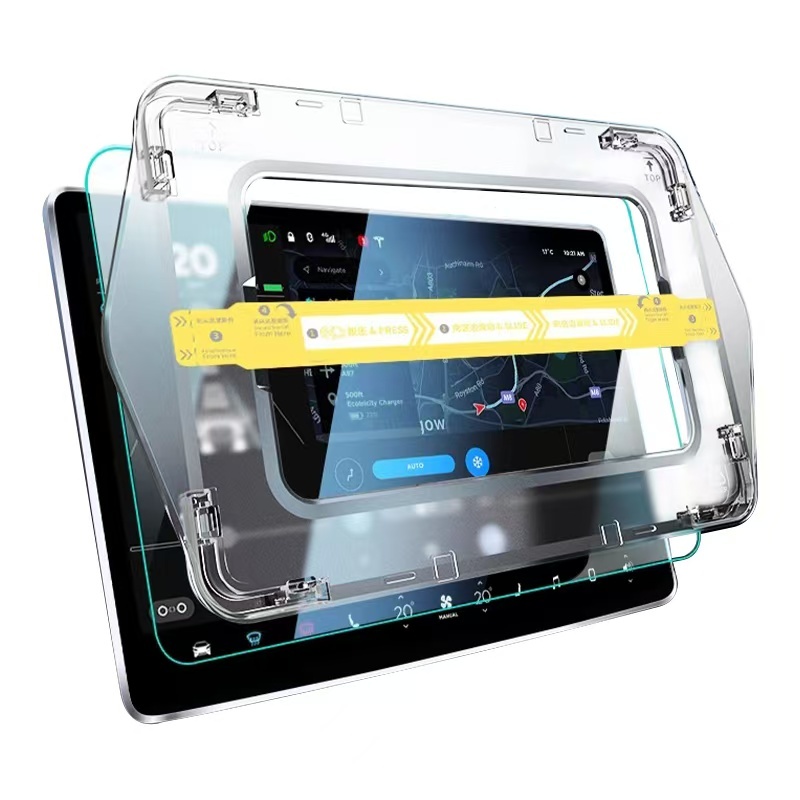 BYD 15.6 inch Car Multimedia Screen Protector Zore Premium Tempered Glass Screen Protector with Application Tool - 2