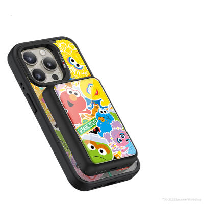 Casebang MP12 Battery Pack Q Sesame Street Serisi Kablosuz Taşınabilir Powerbank 6000mAh - 3