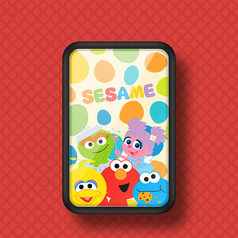 Casebang MP12 Battery Pack Q Sesame Street Serisi Kablosuz Taşınabilir Powerbank 6000mAh - 2