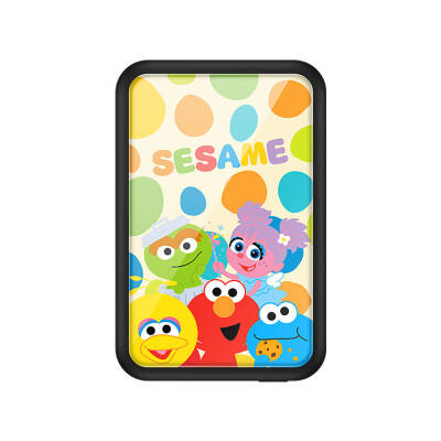 Casebang MP12 Battery Pack Q Sesame Street Serisi Kablosuz Taşınabilir Powerbank 6000mAh - 1