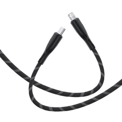 Casebang Type-C To Lightning Hızlı Şarj Özellikli Örgülü 27W PD Kablo 2m - 3