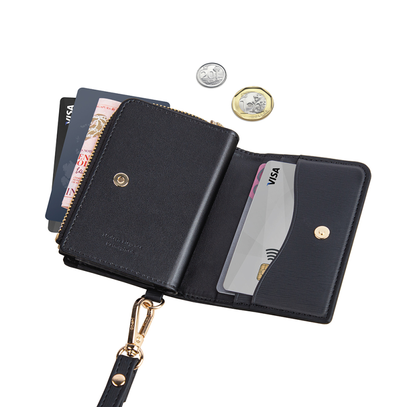 Coehl Mirelle Serisi Fermuar Bölmeli Ring Standlı Magnetik Kartlık - 9