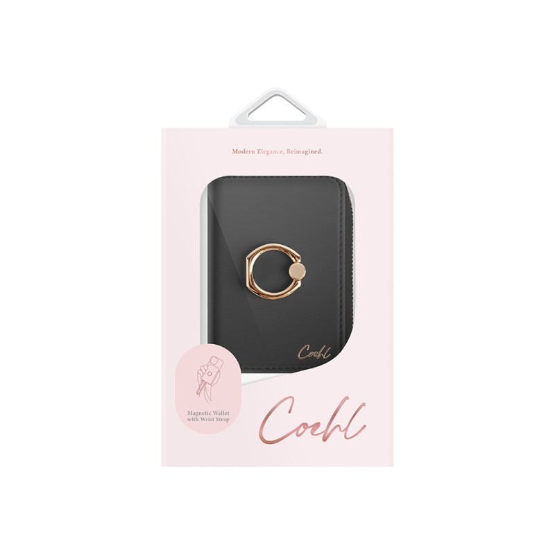 Coehl Mirelle Serisi Fermuar Bölmeli Ring Standlı Magnetik Kartlık - 13