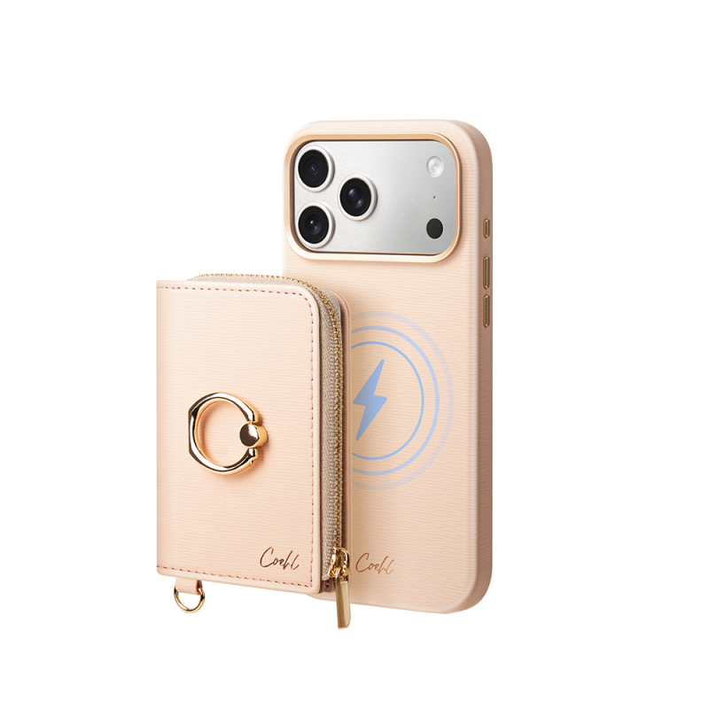 Coehl Mirelle Serisi Fermuar Bölmeli Ring Standlı Magnetik Kartlık - 8