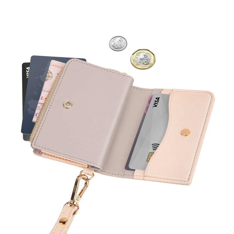 Coehl Mirelle Serisi Fermuar Bölmeli Ring Standlı Magnetik Kartlık - 10