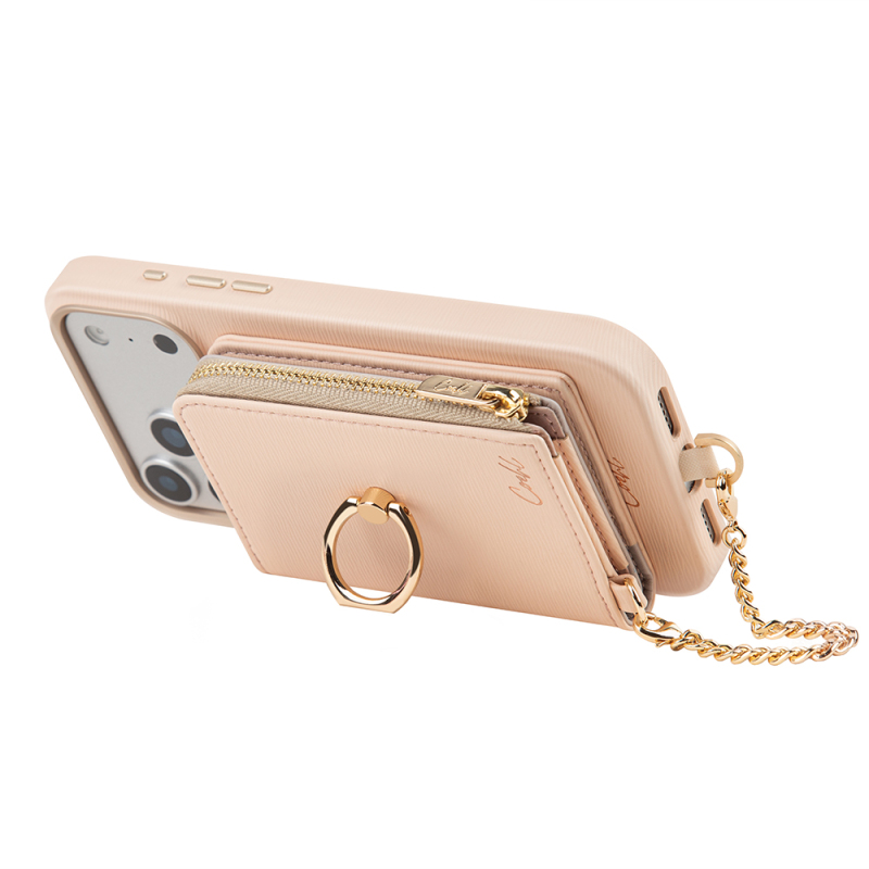 Coehl Mirelle Serisi Fermuar Bölmeli Ring Standlı Magnetik Kartlık - 12