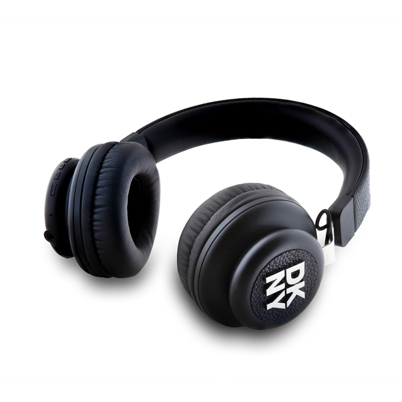 DKNY Orjinal Lisanslı PU Metal Logolu Kulak Üstü Bluetooth Kulaklık - 3
