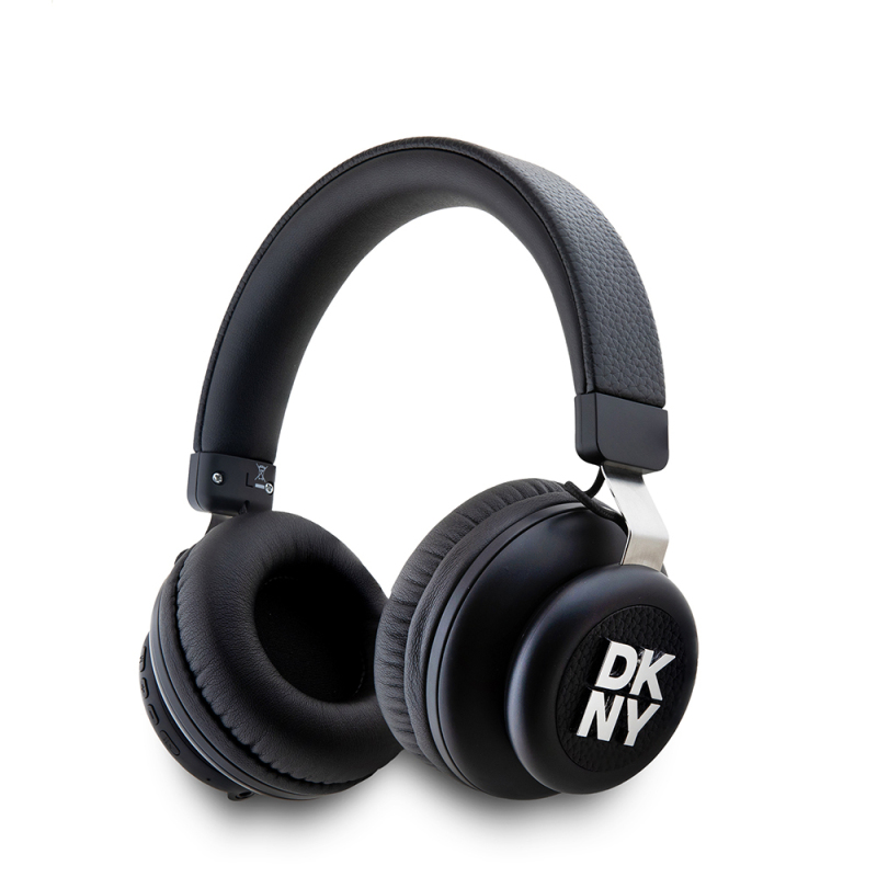DKNY Orjinal Lisanslı PU Metal Logolu Kulak Üstü Bluetooth Kulaklık - 2