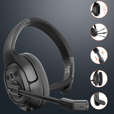 Eksa H1 Mikrofonlu Ayarlanabilir Başlıklı Kulak Üstü Gürültü Önleyici Mono Bluetooth Kulaklık - 3