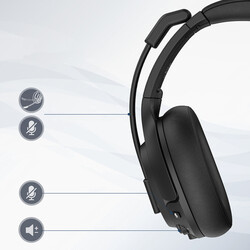 Eksa H2 Mikrofonlu Ayarlanabilir Başlıklı Kulak Üstü Gürültü Önleyici Bluetooth Kulaklık - 8