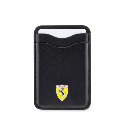 Ferrari Orjinal Lisanslı Magnetik Metal Logolu PU Deri Kartlık - 3