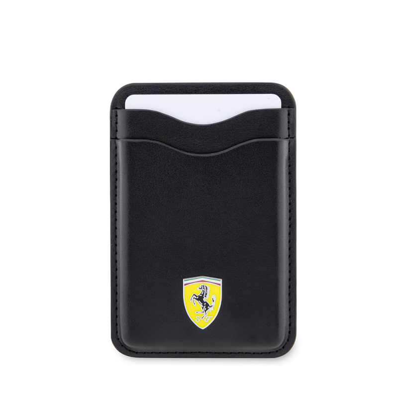 Ferrari Orjinal Lisanslı Magnetik Metal Logolu PU Deri Kartlık - 3