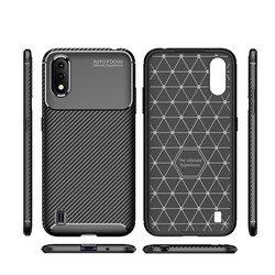 Galaxy A01 Case Zore Negro Silicon Cover - 7