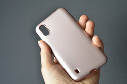 Galaxy A01 Case Zore Premier Silicon Cover - 2