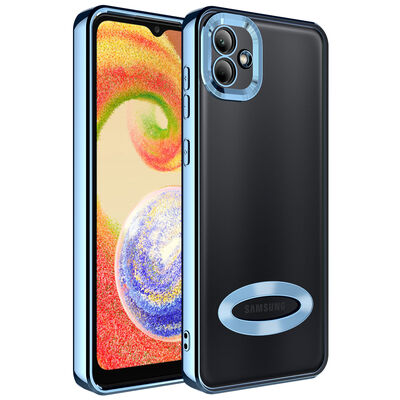 Galaxy A03 Case Camera Protected Zore Omega Cover With Logo - 1