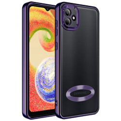 Galaxy A03 Case Camera Protected Zore Omega Cover With Logo - 6