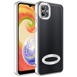 Galaxy A03 Case Camera Protected Zore Omega Cover With Logo - 8