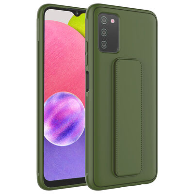 Galaxy A03S Case Zore Qstand Cover - 1