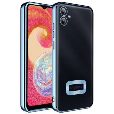 Galaxy A04E Case Camera Protected Zore Omega Cover Showing Logo - 7