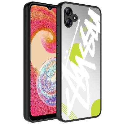 Galaxy A04E Case Mirror Patterned Camera Protected Glossy Zore Mirror Cover - 5