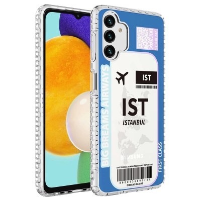 Galaxy A04S Case Airbag Edge Colorful Patterned Silicone Zore Elegans Cover - 2