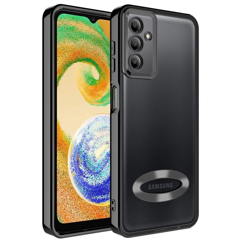 Galaxy A04S Case Camera Protected Zore Omega Cover with Showing Logo - 3