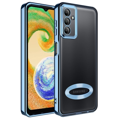 Galaxy A04S Case Camera Protected Zore Omega Cover with Showing Logo - 9