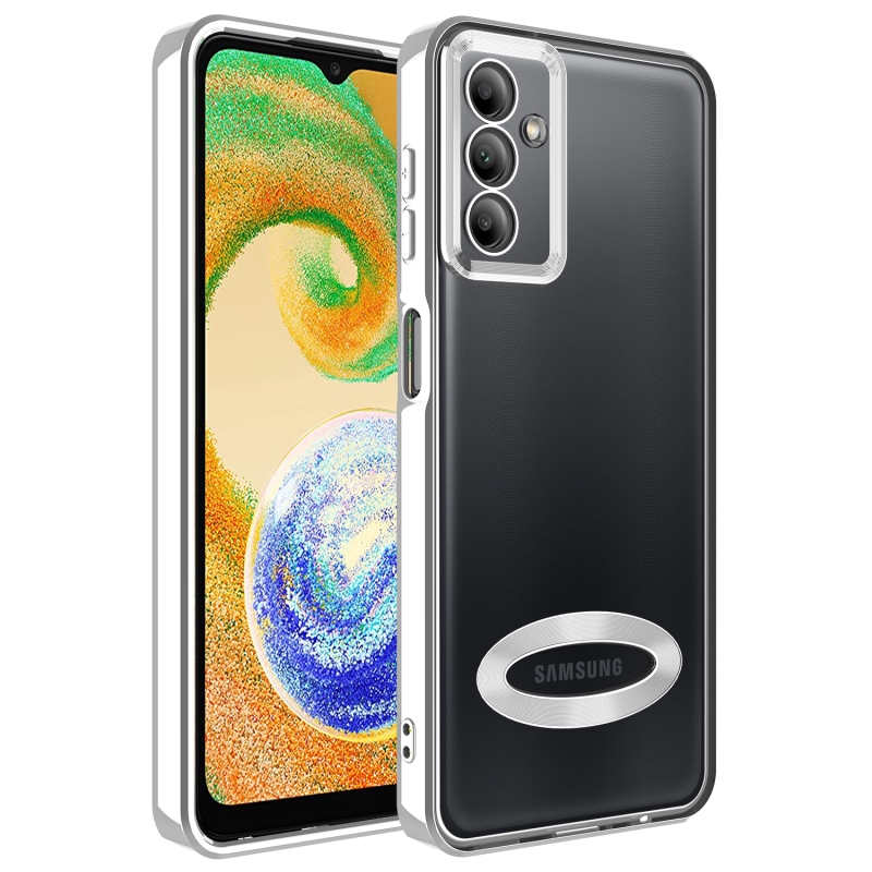 Galaxy A04S Case Camera Protected Zore Omega Cover with Showing Logo - 8