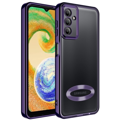 Galaxy A04S Case Camera Protected Zore Omega Cover with Showing Logo - 6