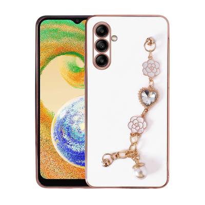 Galaxy A04S Case With Hand Grip Camera Protection Zore Taka Silicone Cover - 1