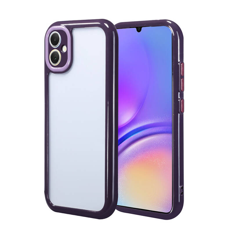 Galaxy A05 Case Camera Protected Colored Edge and Frame Design Zore Vitamin Cover - 1