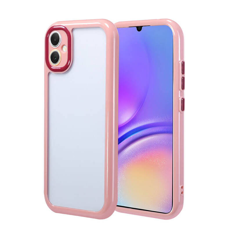 Galaxy A05 Case Camera Protected Colored Edge and Frame Design Zore Vitamin Cover - 5