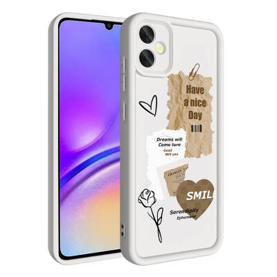 Galaxy A05 Case Camera Protected Printed Back Surface Zore Klas Cover - 1