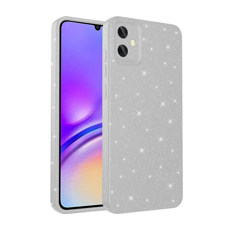 Galaxy A05 Case Camera Protected Silvery Luxury Zore Koton Cover - 5