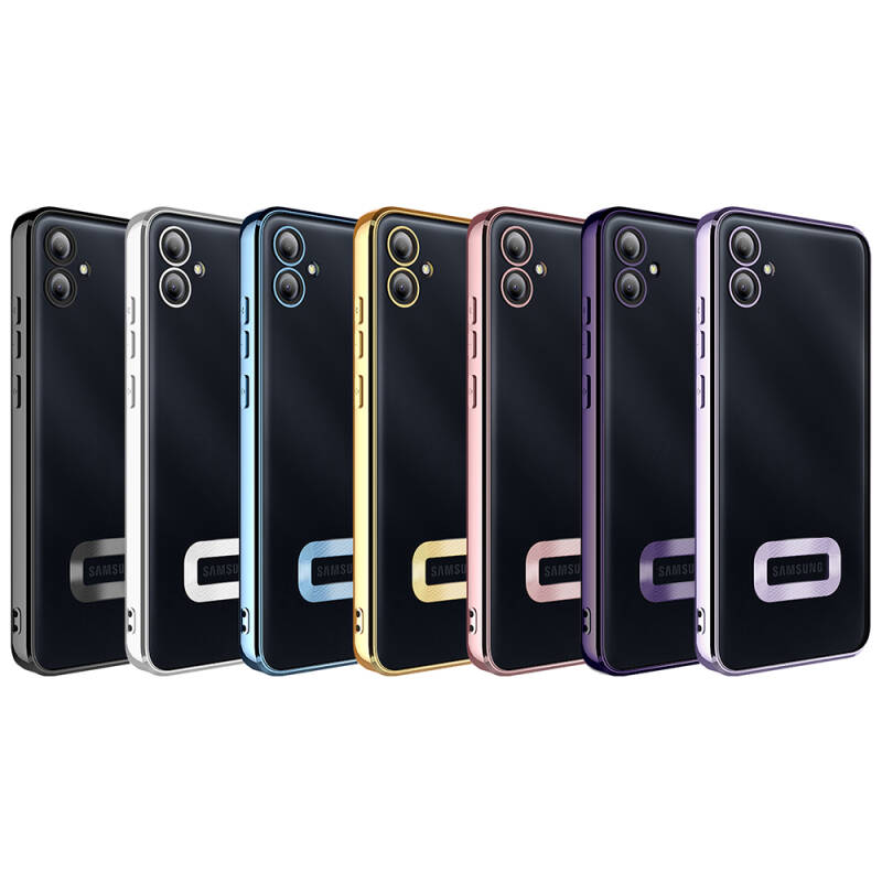 Galaxy A05 Case Camera Protection Zore Omega Cover Showing Logo - 9