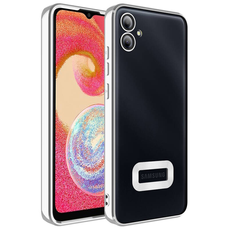 Galaxy A05 Case Camera Protection Zore Omega Cover Showing Logo - 8