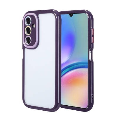 Galaxy A05S Case Camera Protected Colored Edge and Frame Design Zore Vitamin Cover - 5