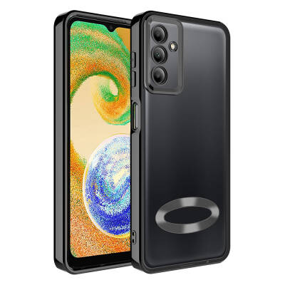 Galaxy A05S Case Camera Protection Zore Omega Cover Showing Logo - 2