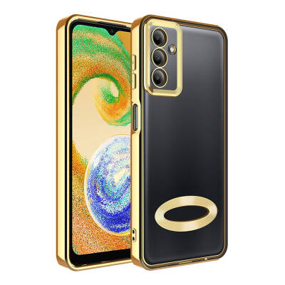 Galaxy A05S Case Camera Protection Zore Omega Cover Showing Logo - 3