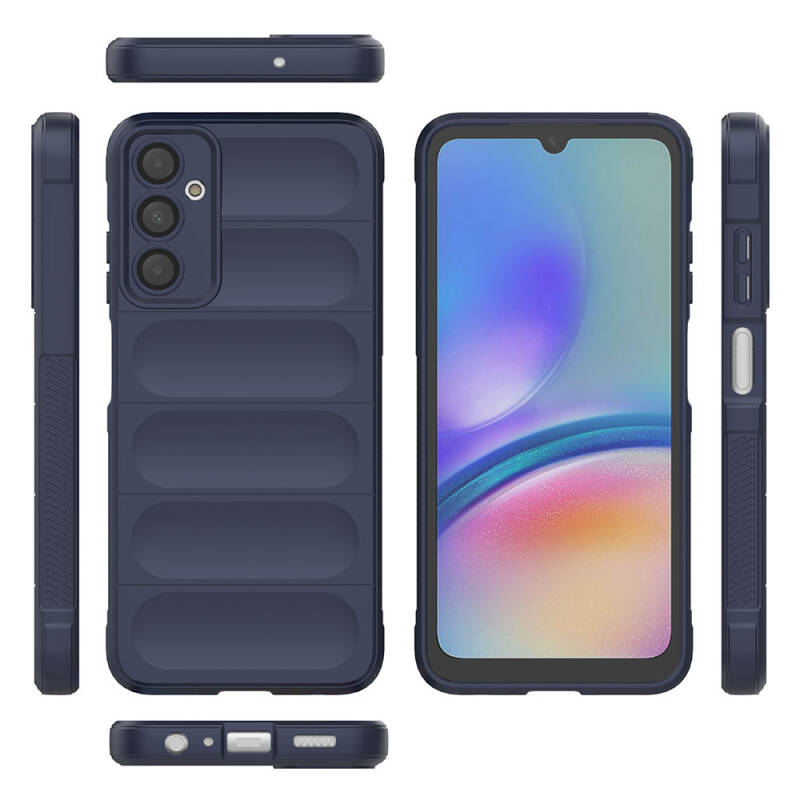 Galaxy A05S Case Flexible TPU Hollow Back Surface Design Zore Etnik Silicone Cover - 13