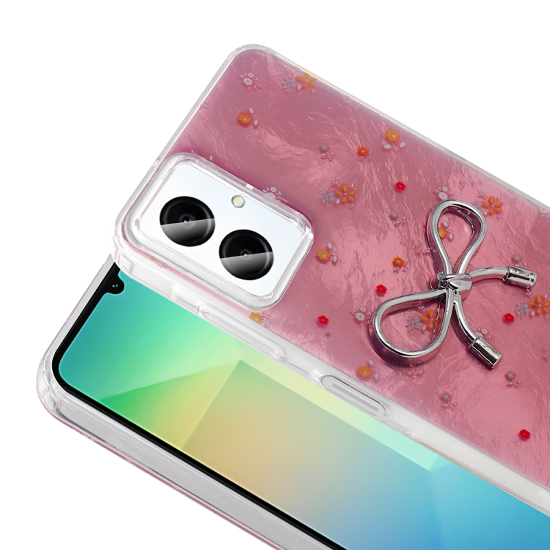 Galaxy A06 Case Camera Protection Figured Zore Ponti Silicone Cover - 7